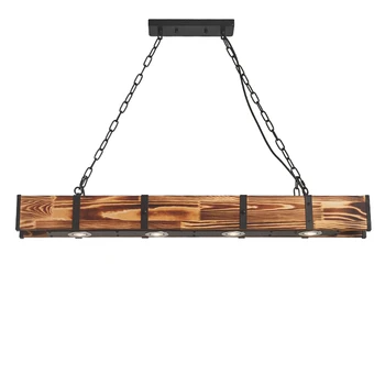 Винтажные деревянные изделия в стиле лофт, длинные подвесные светильники в стиле Ваби Саби, подвесные декоративные подвесные светильники, освещение