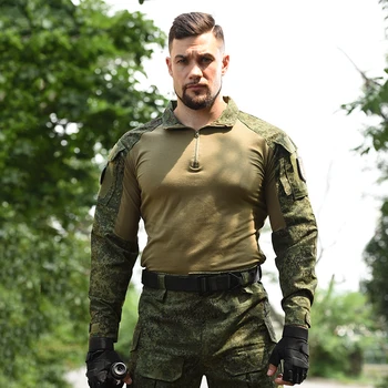 Военная форма HAN WILD G3 Тактический CP Камуфляж Мультикамерная рубашка Брюкикарго Наколенники Рабочая одежда Армейский страйкбол
