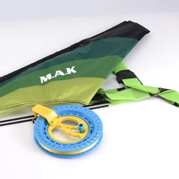 Воздушный Змей MAK Triangle С Длинным Хвостом Из Полиэстера, Воздушные Змеи На Открытом Воздухе, Летающие Игрушки Для Детей, Воздушный Змей Для Трюкового Серфинга С Панелью Управления И Леской