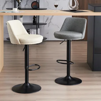 Высокие кухонные табуреты в скандинавском стиле Минималистичный Металлический стульчик для кухни Бар Роскошная Удобная мебель Bancos De Bar HY