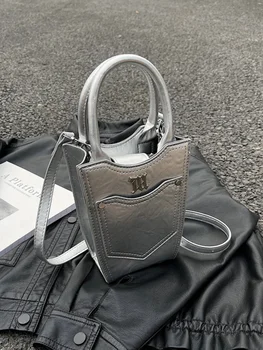 Высококачественная маленькая сумка 2023, новая женская сумка, летняя популярная сумка через плечо, портативная сумка-ведро