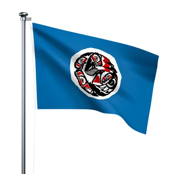 Газовый фонарь Gatekeep Girlboss 5 'x 3' Флаг Хайслы коренных народов Канады, баннер 150 см x 90 см