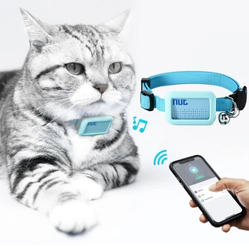 Гайка Водонепроницаемый Bluetooth GPS Локатор домашних животных Анти-Потерянный Ошейник для отслеживания собак и кошек