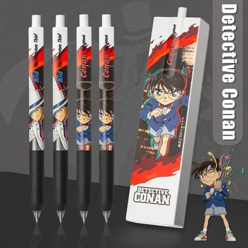 Гелевая ручка Detective Conan и Kaitou Kiddo из 2 предметов, аниме, манга, канцелярские принадлежности Caneta премиум эксклюзивного дизайна, школьные принадлежности для детей