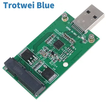 Горячая распродажа, адаптер Mini USB 3.0 для PCIE mSATA, внешний SSD-накопитель PCBA Conveter, карта адаптера