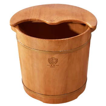 Деревянная ванночка для ног XK, деревянное ведро, бочка для ног, ванна для купания ног, увеличенный таз для мытья ног, деревянная бочка