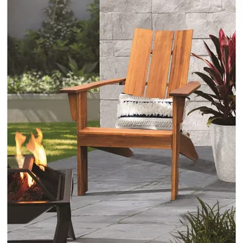 Деревянный уличный современный стул, Садовый стул, Уличная мебель, Мебель для патио, современный простой, складной, выбор цвета