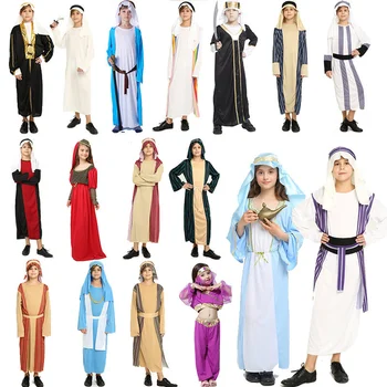 Дети Катар Маленький принц Принцесса Косплей костюм Модный принц Дубай Объединенные Арабские Эмираты выступает в костюме арабская одежда