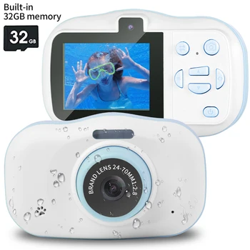 Детская камера, водонепроницаемая цифровая камера 3 М для детей, камера для селфи, детская видеокамера, игрушка для мальчиков и девочек