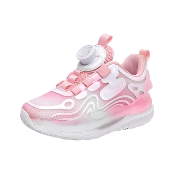 Детские теннисные кроссовки Girs, повседневная обувь для мальчиков, модная дышащая сетка, легкая школьная обувь на плоской подошве от 5 до 10 лет