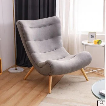 Диван-кресло для одного человека, скандинавский современный стул-улитка, тканевое искусство, спальня, кресло для отдыха, легкий роскошный балкон, ленивый человек, ы