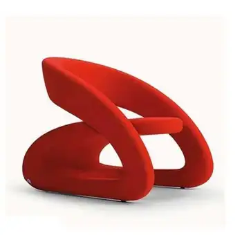 Дизайнерское кресло Nordic Creative со спинкой нестандартной формы, Кресло для приема гостей, мебель для акцента