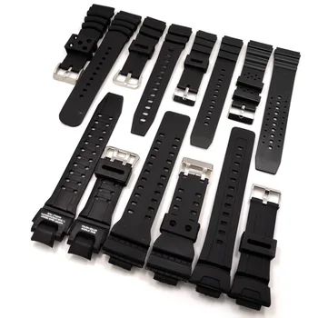 Для Casio G Shock Различные модели, аксессуары для часов, браслет, спортивный Водонепроницаемый Подходящий ремешок для часов, пластиковые ремешки для часов, браслет