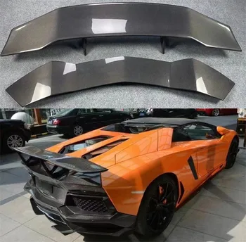 Для Lamborghini Aventador LP700 LP720 LP750 DMC Стиль Высокого Качества Из Настоящего Углеродного Волокна Заднее Крыло Автомобиля Спойлер Багажника