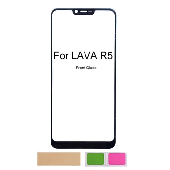 Для LAVA R5 Сенсорная панель Передняя Внешняя Стеклянная крышка экрана Запчасти для ремонта телефона