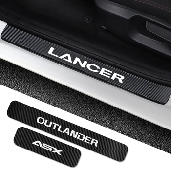 Для Mitsubishi Lancer 10 3 9 EX Outlander 3 ASX L200 Ralliart Competition 4 шт. Наклейки На Пороги Автомобиля Аксессуары Для Тюнинга