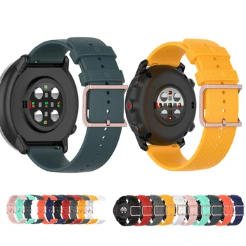 Для Samsung Galaxy Watch 3 45 мм 46 мм ремешок-браслет для смарт-часов 22 мм силиконовый ремешок для часов Huawei Watch GT 3 2 46m/Gear S3 Ремешок