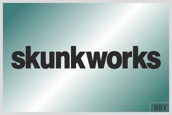 Для SKUNKWORKS -2 шт. наклейки, высококачественные наклейки разных цветов 951
