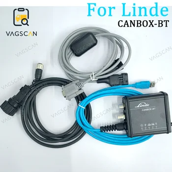 Для диагностического кабеля Linde Canbox BT Truck Doctor, адаптера для вилочного погрузчика Linde LSG, сервисного бокса, диагностического сканера для грузовиков
