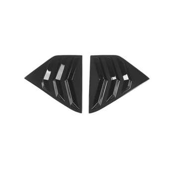 Жалюзи на задние боковые стекла для Nissan Kicks 2018-2023, аксессуары для крышки вентиляционного отверстия - Ярко-черный