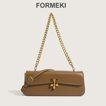 Женская сумка Formeki 2023, сумка на цепочке, металлическое украшение, ретро Роскошный дизайн, женская летняя сумка