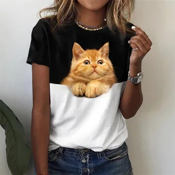 Женская футболка с 3D-принтом 