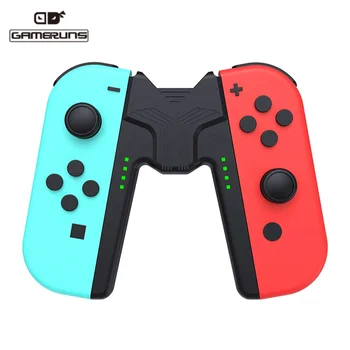 Зарядное Устройство GAMERUNS Joy Pad Для Nintendo Switch/Переключатель OLED Левый и Правый Контроллер V-Образная Зарядная Док-Станция NS Switch Grip Аксессуары