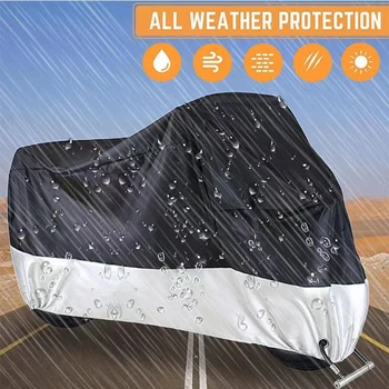 Защита от дождя-чехол для мотоцикла, водонепроницаемый от дождя и пыли, УФ-защита для скутера
