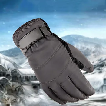 Зимняя уличная Ветрозащитная перчатка для катания на лыжах, теплая уличная варежка для альпинизма, варежки для женщин, холодная погода, зима с подогревом