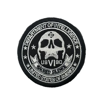 Значок с вышивкой Seal Six Commando, Военные нашивки с крючками и петлями, Круглая нарукавная повязка, Уличная Армейская сумка для веера, наклейки на одежду.