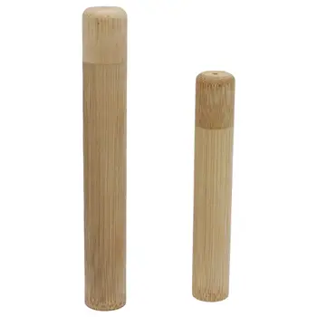 Зубная щетка из натурального бамбука, водонепроницаемый держатель для зубной щетки, бамбуковый чехол