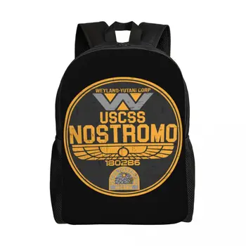 Изготовленный на заказ рюкзак USCSS Alien Nostromo для женщин и мужчин, Базовая сумка для книг для школы, колледжа, сумки Weyland Yutani Corp.