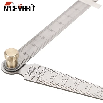 Измерительный инструмент NICEYARD Калибровочные щупы диаметром 1-150 мм Для измерения диаметра Клиновидная линейка из нержавеющей стали