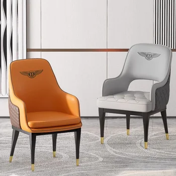 Индивидуальное кресло для гостиной, Кожаные Роскошные стулья для столовой, Современные диваны, Игровая мебель для дома Sedie Cucina MQ50CY