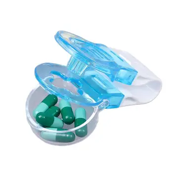 Инструмент для приема таблеток Маленький дозатор для таблеток, коробка для хранения дозатора таблеток, футляр для таблеток, из которого легко вынимать таблетки.