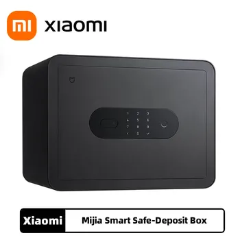 Интеллектуальный сейф Xiaomi Mijia 65 млн, стальная пластина с защитой от сверления, полупроводниковое распознавание отпечатков пальцев, работа с приложением Mi Home