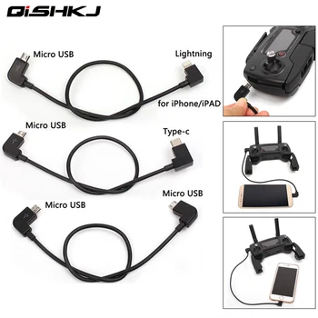 Кабель для передачи данных для DJI Spark/MAVIC Pro/Mavic 2 Air Control Micro USB к осветительному прибору/type C/ Micro для iPhone Для Pad для xiaomi huawei