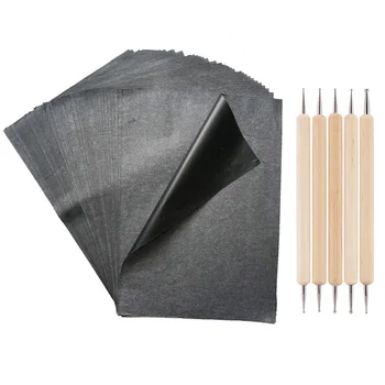Калька для рисования Калька с модной передачей углерода и графита Односторонний Полезный Бамбук Практичный