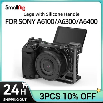 Камера SmallRig DSLR Cage Rig для Sony A6400 с Силиконовой рукояткой и Холодным Башмаком для Sony A6100 / A6300 / A6400 Camera3164