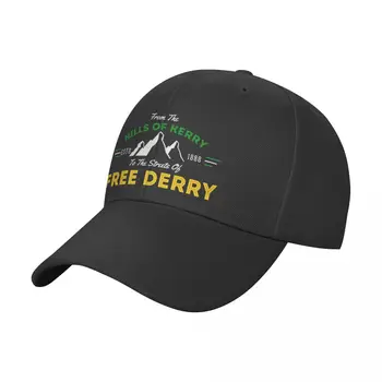 Кепка Hills Of Kerry, Streets Of Free Derry, бейсбольная кепка, шляпы, бейсбольная кепка, мужская шляпа, женская