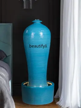 Керамическая ваза для фонтана для воды, Украшение гостиной, Оформление пола, ландшафта, Очистка воздуха, увлажнение