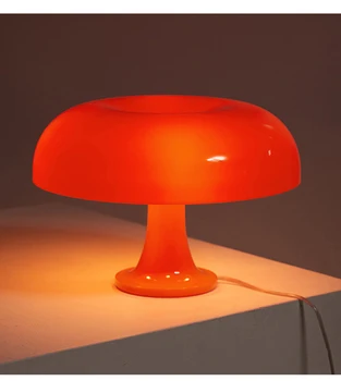 Классическая итальянская светодиодная настольная лампа в виде гриба для прикроватной тумбочки в спальне отеля Освещение для украшения гостиной Современные минималистичные настольные лампы