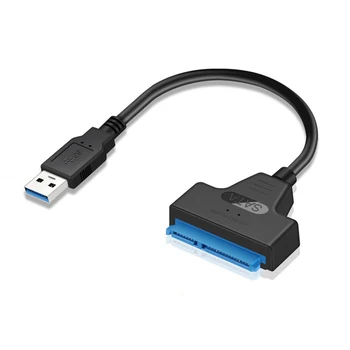 Конвертер кабеля жесткого диска USB 3.0 в SATA7 + 15pin 2,5 дюйма SSD жесткий диск