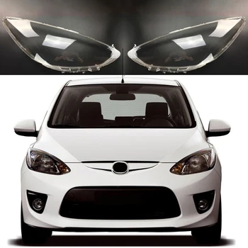 Корпус правой фары автомобиля, абажур, Прозрачная крышка, стеклянная крышка объектива фары для Mazda 2 2007-2012