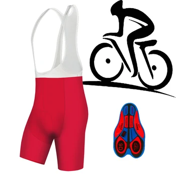 Красный велосипедный нагрудник, короткая велосипедная рубашка, велосипедные брюки, Брючная одежда, Джерси, Спорт по мотокроссу, обтягивающий пояс-подушка с гелевой подкладкой