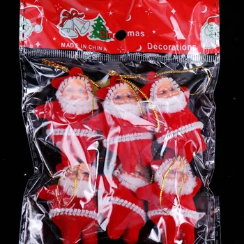 Красочные красные подвески Рождественские Подвески Санта Клауса Золотая пудра Украшения для рождественской елки Домашний декор Adornos De Navidad