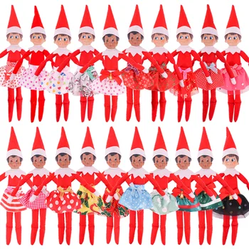 Кукла Barbieees, кукла-эльф, милая короткая юбка, рождественское платье, аксессуары для рождественской куклы, игрушки, подходящие для подарка 11,8-дюймовой кукле для девочки