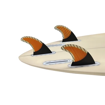 Ласты для серфинга 3 шт./компл. UPSURF FUTURE G5 /G7 Ласты Для Доски Для серфинга Из Углеродного Волокна С Сотовыми Выступами Оранжевого Цвета С Черными Короткими Ластами Для доски