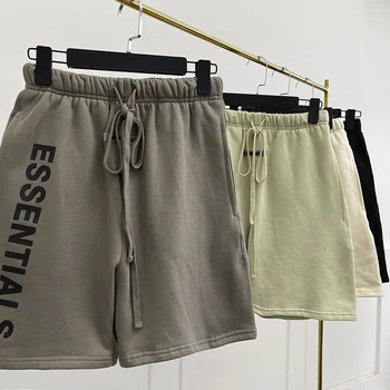 Летние мужские и женские спортивные штаны из 100% хлопка с буквенным принтом i Quality Street ip op Повседневные брюки
