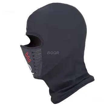 Летняя/зимняя теплая флисовая Мотоциклетная Велосипедная маска для лица, защита от пыли, Водонепроницаемая Ветрозащитная маска для всего лица, шляпа, шлем, маска